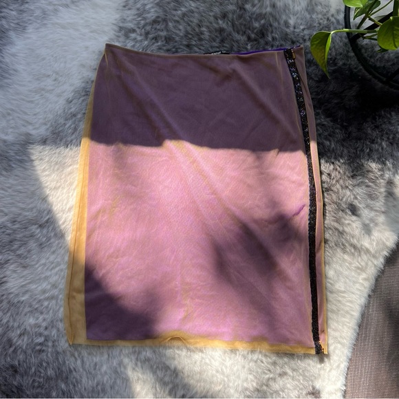 Vivienne Tam Dresses & Skirts - Vivienne Tam Mesh Layered Skirt Y2k 90's